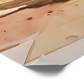 Poster Athènes Grèce aquarelle (Coin)