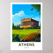 Poster Athènes Grèce Imprimer (Devant)