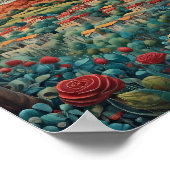 Poster Athènes Grèce Imprimer, Papier d'affiche de valeur (Coin)