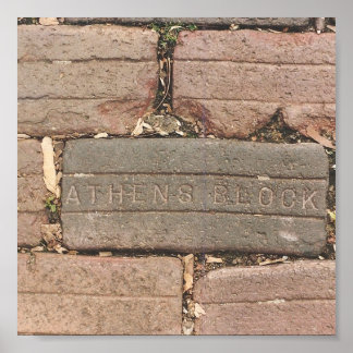 Poster Athènes, Ohio