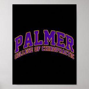 Poster Athlétisme du Palmer College Of Chiropractic Vinta
