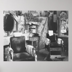 Poster Atlanta Barber Shop : 1936