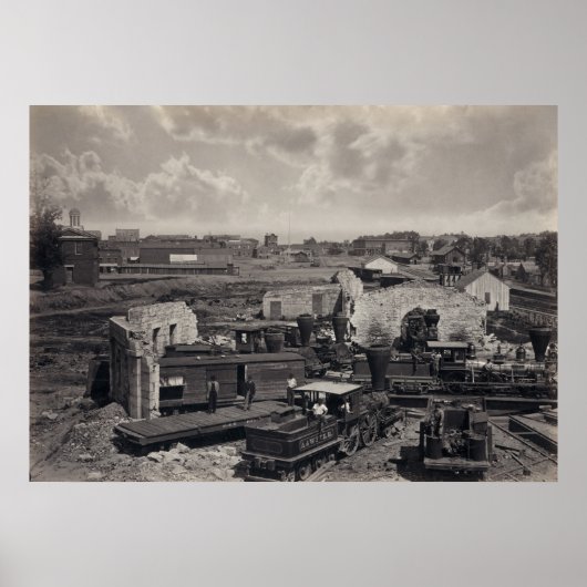 Poster Atlanta dans les ruines (Devant)