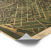 Poster Atlanta Georgia 1892 Panoramic Map (Coin)