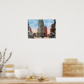 Poster Atlanta Georgia Corner of Peachtree and Broad (Cuisine)