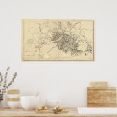 Poster Atlanta, Géorgie (Cuisine)