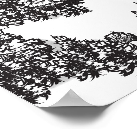 Poster Atlanta Géorgie (Coin)