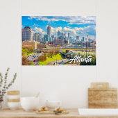 Poster Atlanta, Géorgie, États-Unis (Cuisine)