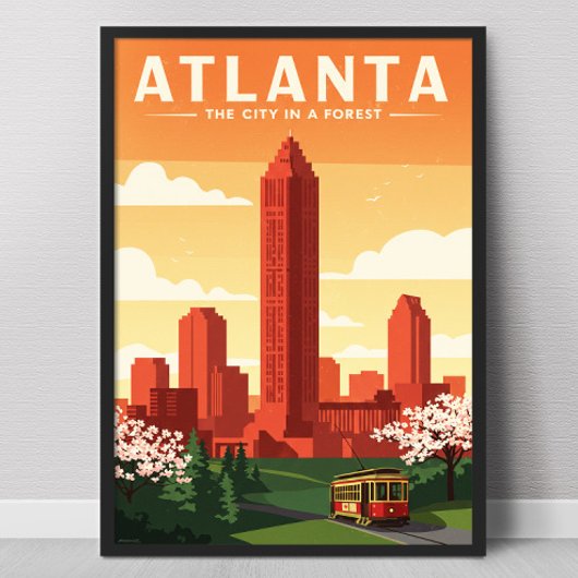 Poster Atlanta vintage