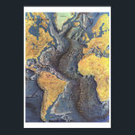Poster " Atlantic : 1968 - The Atlantic OCEAN FLOOR map .<br><div class="desc">This distinc tive physical map of the Atlantic Ocean floor appeared in the June 1968 issue of National Geographic as a supplement to the map of the Atlantic. Les détails de la sous-marine terrain de recherche continental slopes, abyssal plains, et la mighty mid-atlantic ridge is stunning. A true work of...</div>