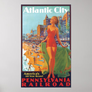 Poster Atlantic City America's All Year Resort