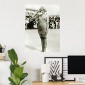 Poster Atlantic City Beauty, début des années 1900 (Bureau à domicile)