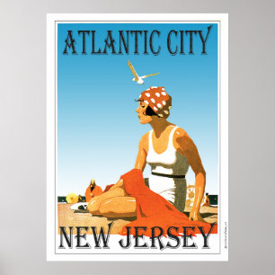 Poster Atlantic City New Jersey