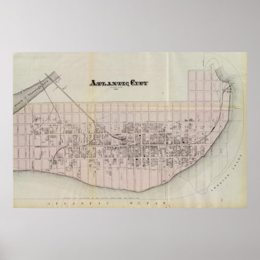 Poster Atlantic City, New Jersey (Devant)