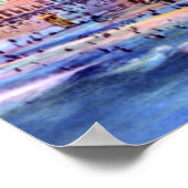 Poster Atlantic City New Jersey Pier et plage (Coin)