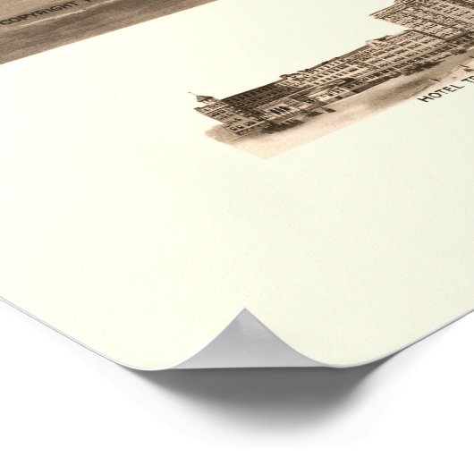 Poster Atlantic City, NJ Panoramic Map - 1909 (Coin)