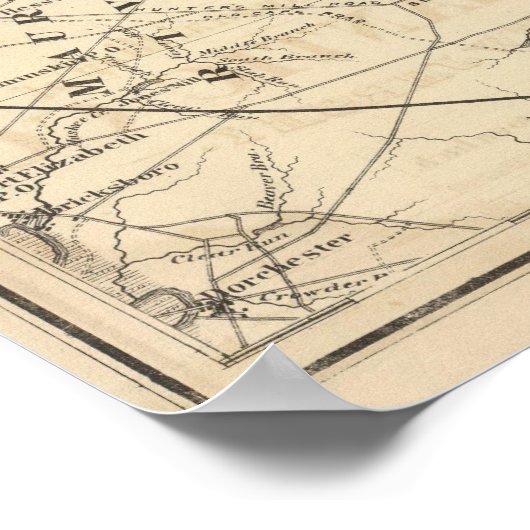 Poster Atlantic County, NJ (Coin)