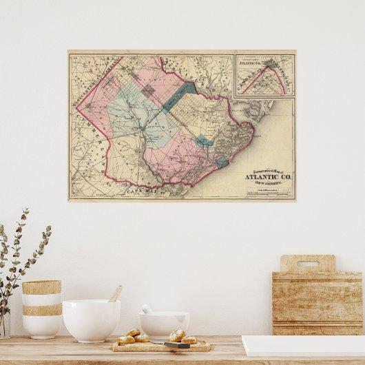 Poster Atlantic County, NJ (Cuisine)