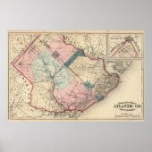 Poster Atlantic County, NJ (Devant)