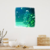 Poster Atlantis Sous la mer (Cuisine)