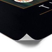 Poster atlas, carte du monde (Coin)