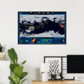 Poster Atlas de la planète Pirawk (Bureau à domicile)