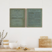 Poster Atlas de l'histoire universelle (Cuisine)