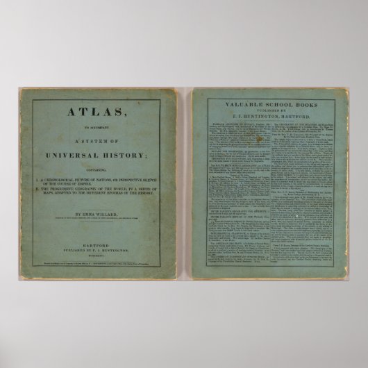 Poster Atlas de l'histoire universelle (Devant)