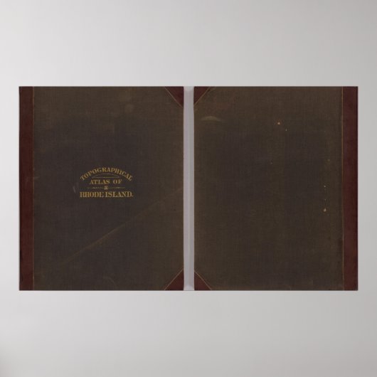 Poster atlas de l'île Rhode (Devant)