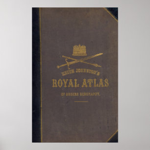 Poster atlas royal de la géographie moderne