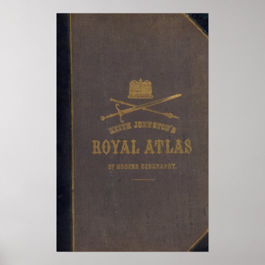 Poster atlas royal de la géographie moderne (Devant)