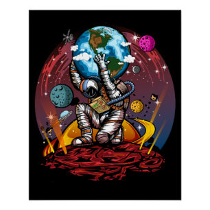 Poster Atlas Space Man