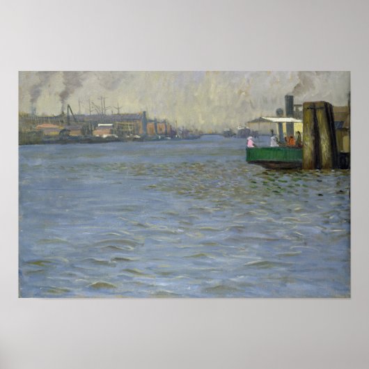 Poster Atmosphère du dimanche sur l'Elbe (Devant)