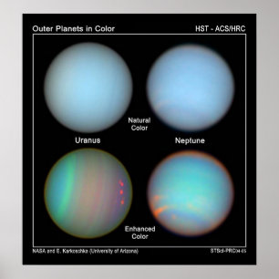 Poster Atmospheric features on Uranus and Neptune are rev