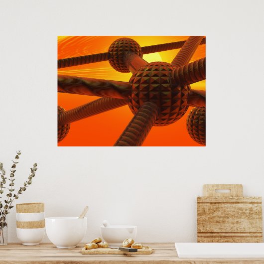 Poster atomes (Cuisine)