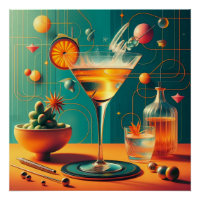Atomic Futuristic Cosmic Storm Martini