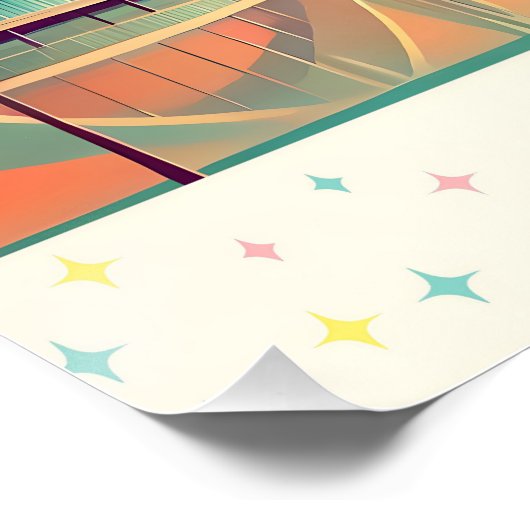 Poster Atomic Futuristic New Florida (Coin)