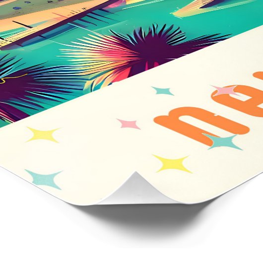 Poster Atomic Futuristic New Florida Launch Site (Coin)