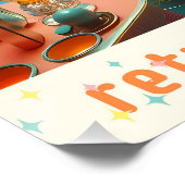 Poster Atomic Futuristic Retro Florida Lounge (Coin)