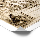 Poster Atrium d'un palais, à Genes, de "Art et poussière (Coin)