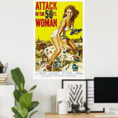 Poster Attack of the 50 foot women (Bureau à domicile)