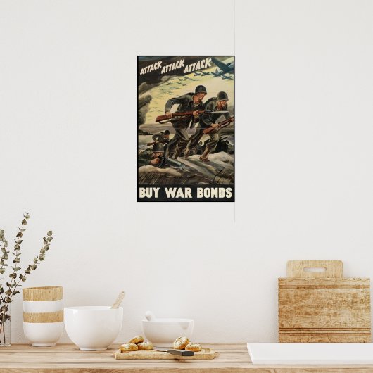 Poster Attaque (Cuisine)