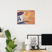 Poster Attaque à la nébuleuse et collier galactique à per (Bureau à domicile)
