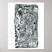 Poster Attaque anxieuse de Brian Benson (Devant)