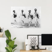 POSTER ATTAQUE CHIMIQUE 1942 (Bureau à domicile)