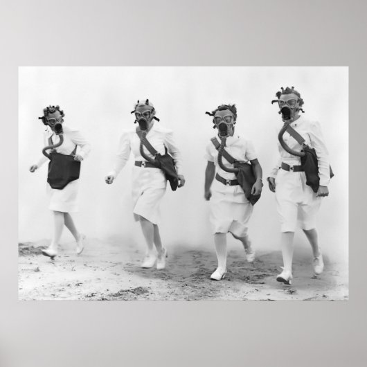 POSTER ATTAQUE CHIMIQUE 1942 (Devant)