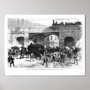 Poster Attaque contre la fourgonnette de prison de Manche