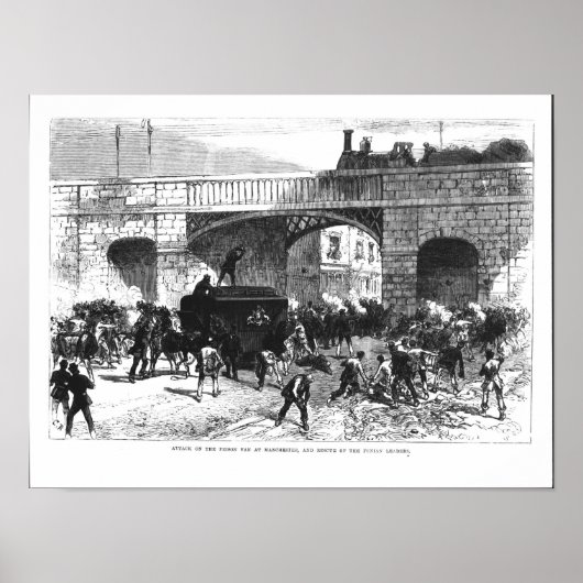 Poster Attaque contre la fourgonnette de prison de Manche (Devant)