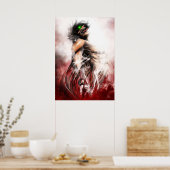 Poster Attaque contre Titan Eren (Cuisine)