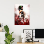 Poster Attaque contre Titan Eren (Bureau à domicile)